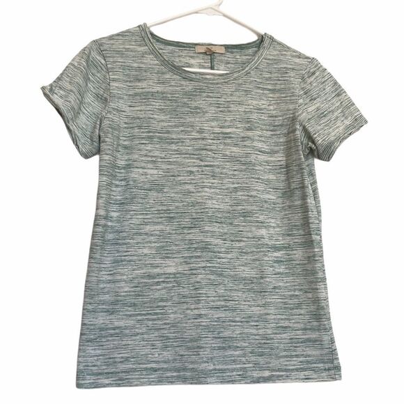 CHELSEA & VIOLET Heathered Green Short Sleeve S - Picture 1 of 4